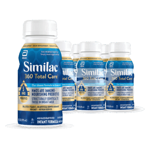 Sữa Nước Similac 360 Total Care Infant Formula hỗ trợ miễn dịch, tiêu hóa và phát triển trí não vượt trội cho bé từ 0–12 tháng tuổi Hộp 6 Lốc