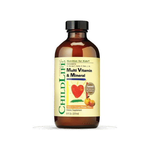 Siro ChildLife Multi-Vitamin and Mineral bổ sung vitamin và khoáng chất thiết yếu cho trẻ từ 6 tháng tuổi chai 237ml