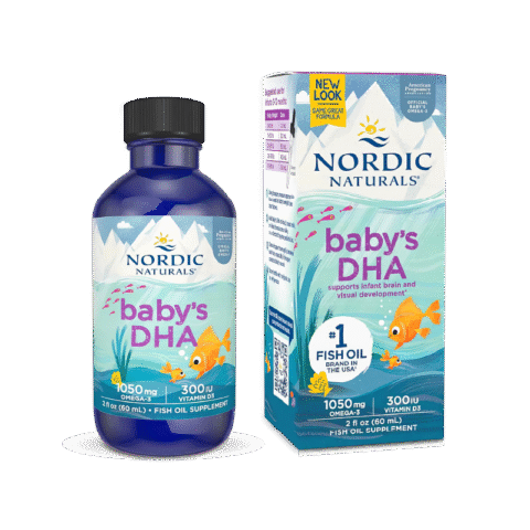 Dầu Cá Nordic Naturals Baby's DHA Hỗ Trợ Phát Triển Trí Não & Thị Lực Cho Bé (60ml) Bản Mỹ