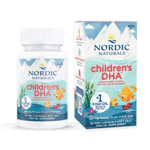 Viên dầu cá Nordic Naturals Children’s DHA vị dâu hỗ trợ phát triển trí não, sáng mắt và tăng cường miễn dịch, thích hợp cho trẻ từ 1 tuổi trở lên