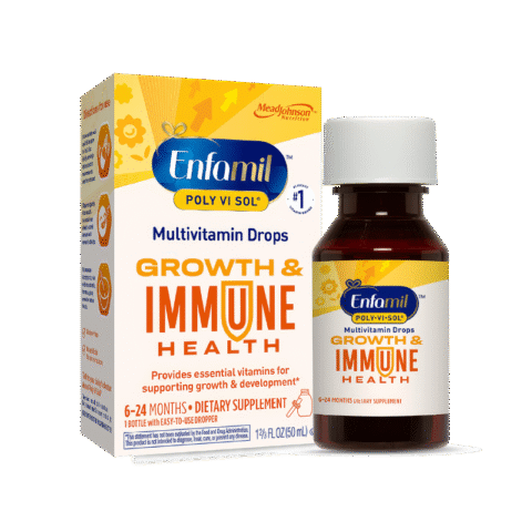 Enfamil Growth & Immune Health Vitamin tổng hợp chứa vitamin B12 cho bé từ sơ sinh-50ml