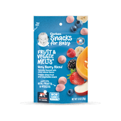 Sữa chua sấy Gerber Yogurt Melts cho bé ăn dặm bổ sung dưỡng chất và vitamin 28g - Nội địa Mỹ đi Air