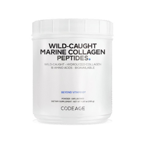 Bột Collagen Codeage - Marine Collagen Peptides Giúp Da Căng Bóng Trẻ Hóa Và Mịn Màng Hộp 450g