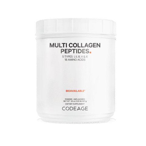 Codeage Bột Codeage Multi Collagen Peptides hỗ trợ trẻ hóa da, tóc, móng, khớp và hệ tiêu hóa phù hợp cho cả nam và nữ.