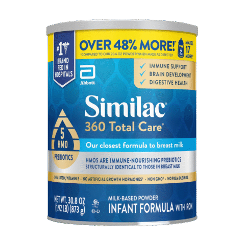 Sữa Similac 360 Total Care 5 HMO hỗ trợ miễn dịch, tiêu hóa khỏe mạnh và phát triển trí não cho bé từ 0-12 tháng Similac