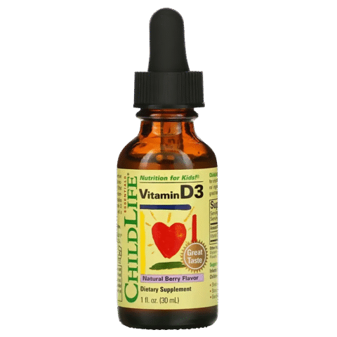 Siro bổ sung vitamin D3 Childlife Vitamin D3 của Mỹ cho trẻ từ 0 đến 12 tuổi lọ 29,6ml