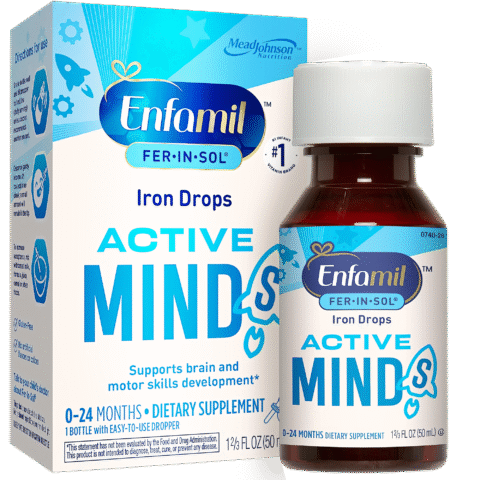 Enfamil Iron Drops Active mind Hỗ Trợ Trí Não & Vận Động Tích Cực Cho Bé