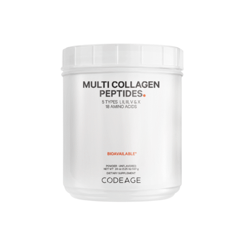 Codeage Bột Codeage Multi Collagen Peptides hỗ trợ trẻ hóa da, tóc, móng, khớp và hệ tiêu hóa phù hợp cho cả nam và nữ.
