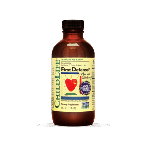 ChildLife First Defense – Siro tăng đề kháng cho bé (6 tháng – 12 tuổi), Elderberry & Kẽm