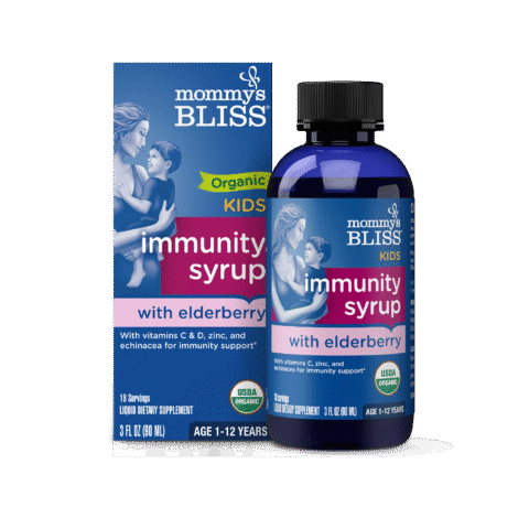 Siro hữu cơ Elderberry Mommy’s Bliss hỗ trợ sức đề kháng cho bé 1–12 tuổi